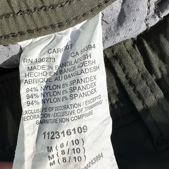 Wrangler Boys Army Green Shorts Size 8-10 - Picture 4 of 4